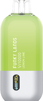 Funky Lands Vi10000 одноразовый POD "Lemon Lime Ice / Лимон Лайм" 20мг.